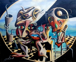 Extrapolation - 1981 - Format 81x130 - SURREALISME