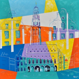 Douceur d'été -  format 90x90 - NOUVEAUTES 2026